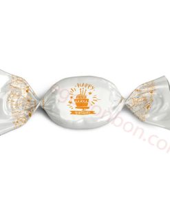 happy birthday logolu bonbon seker