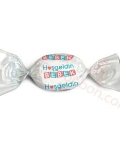 hosgeldin bebek logolu bonbon seker