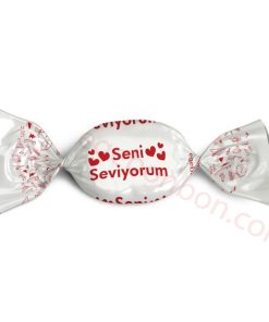 Seni Seviyorum Logolu Bonbon Şeker