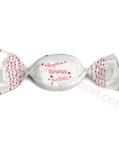 Sevgililer Günü Logolu Bonbon Şeker