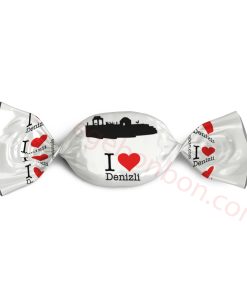 I Love Deni̇zli̇ Logolu Bonbon Şeker