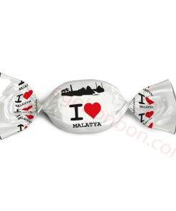 I Love Malatya Logolu Bonbon Şeker