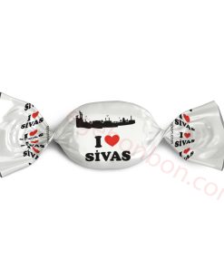 I Love Si̇vas Logolu Bonbon Şeker