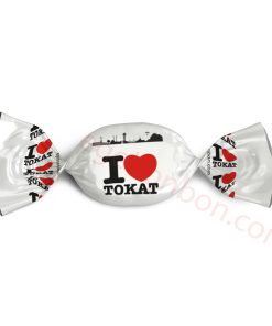I Love Tokat Logolu Bonbon Şeker