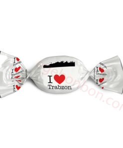 I Love Trabzon Logolu Bonbon Şeker