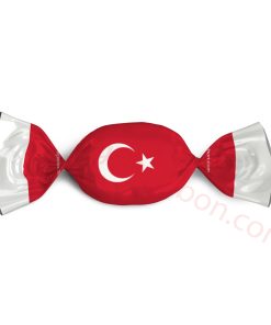 Türk Bayrak Logolu Bonbon Şeker