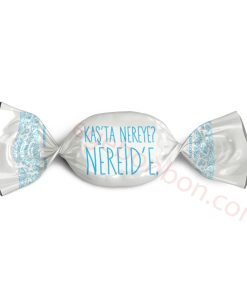 Kaş'ta Nereye? Nereid'e. Logolu Bonbon Şeker