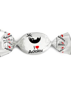 I Love Adalar Logolu Bonbon Şeker