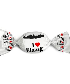 I Love Elazığ Logolu Bonbon Şeker