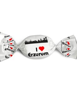 I Love Erzurum Logolu Bonbon Şeker